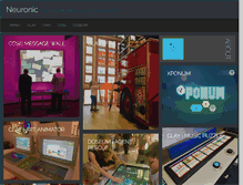 Tablet Screenshot of neuronicgames.com